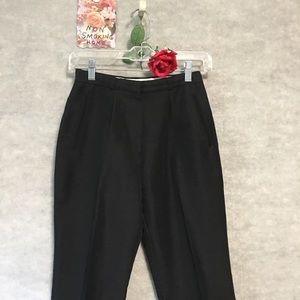 PANTS CHANGING SCENE SZ 7 VTG BLACK DRESS SLACKS